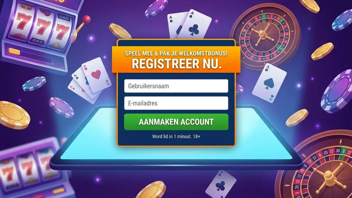 Registreren met bonus